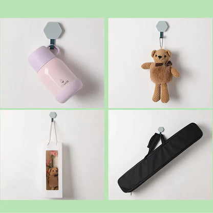 Pack of 2 - Multi-functional Kitchen Bathroom Wall Door Sticky Hook