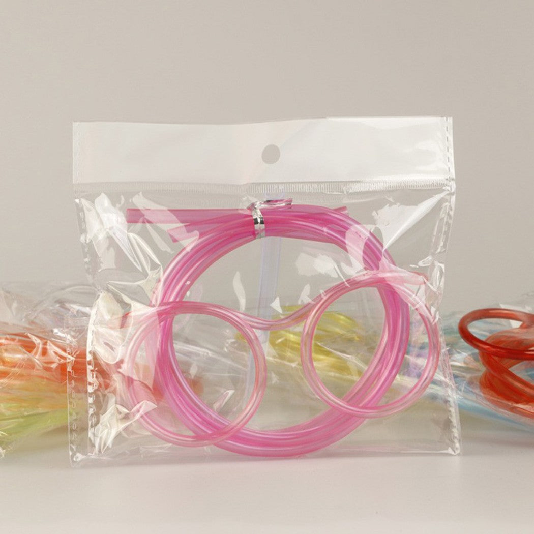 Creative Eyeglasses Straw Drinking