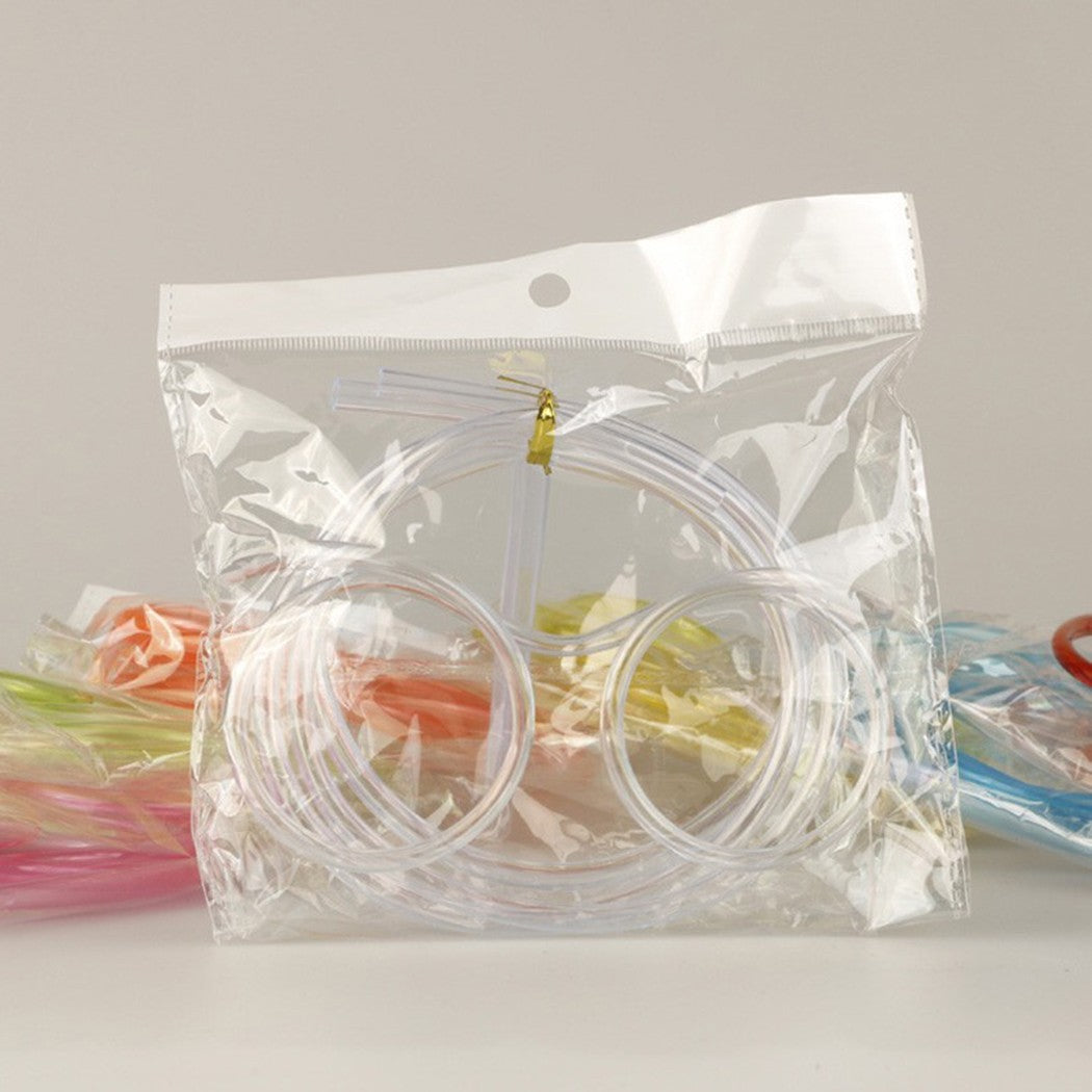 Creative Eyeglasses Straw Drinking