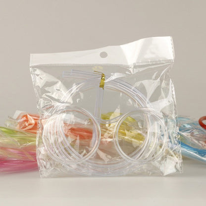 Creative Eyeglasses Straw Drinking