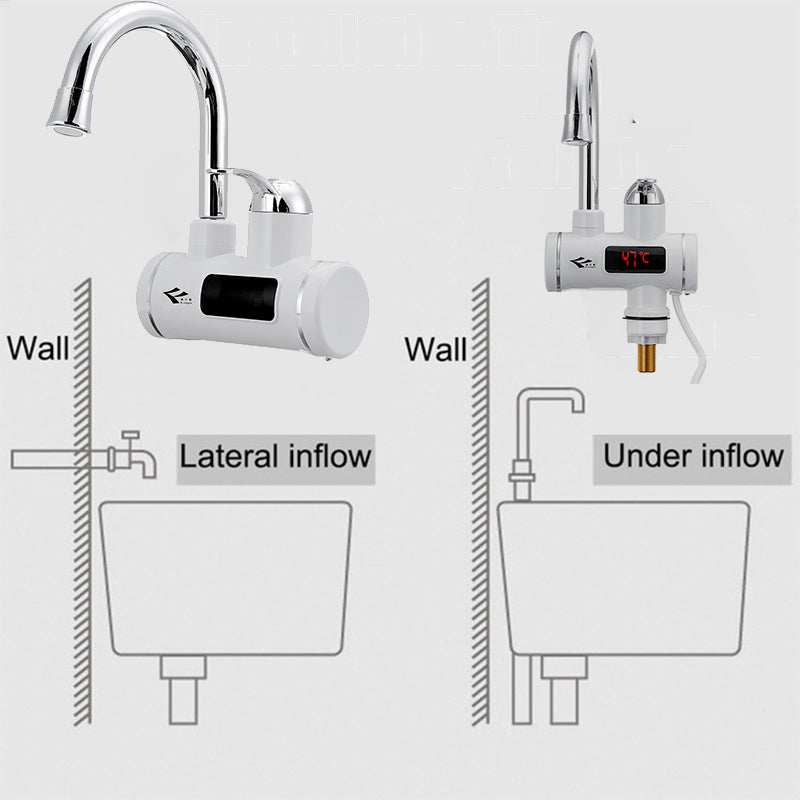 Electric Water Heater Faucet Tap With Display