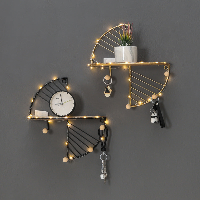 Creative Wall Storage Shelf With Hook