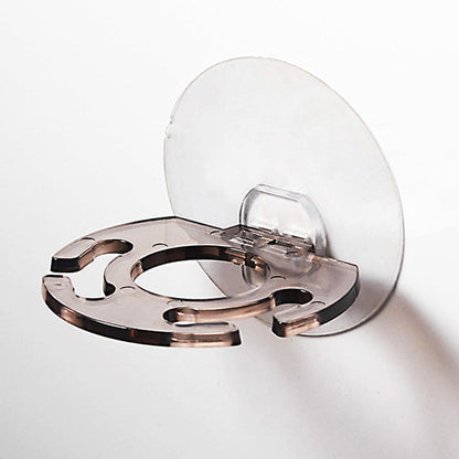 Toothbrush & Paste Holder Wall-Mounted Round Shape