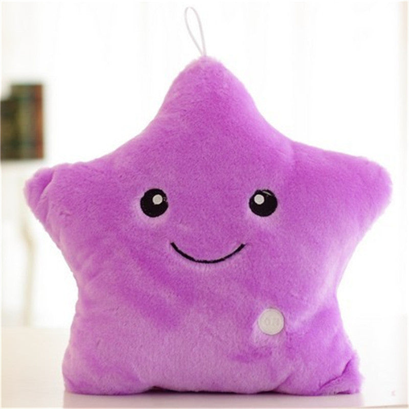 Soft Star Pillow With Glowing LED Light