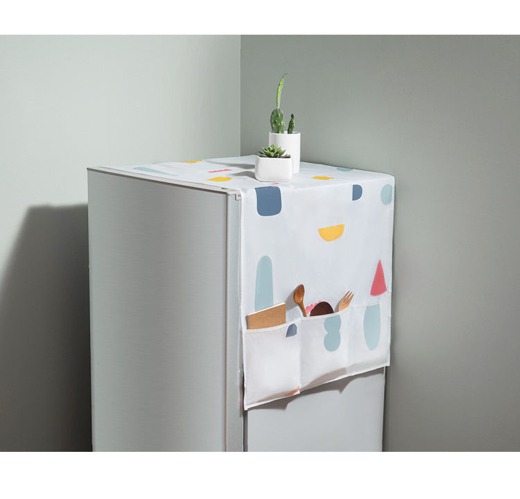 Fridge Cover With Pockets