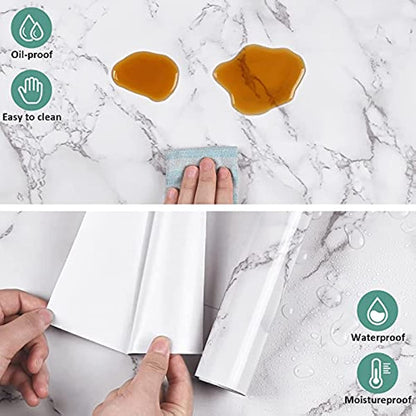 45 X 200cm 3D Gray Marble Self Adhesive Sheet