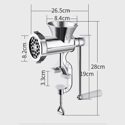 Hand Meat Mincer Grinder Machine Manual