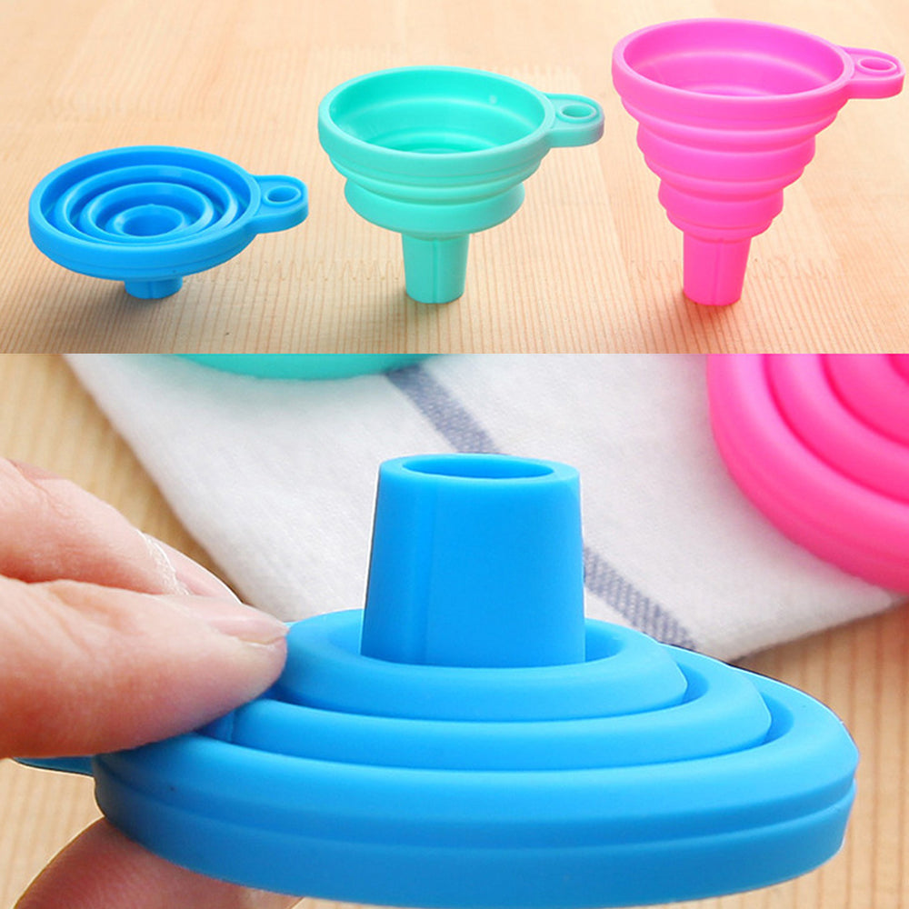 Collapsible Silicone Funnel