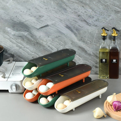 Refrigerator Rolling Egg Storage Box