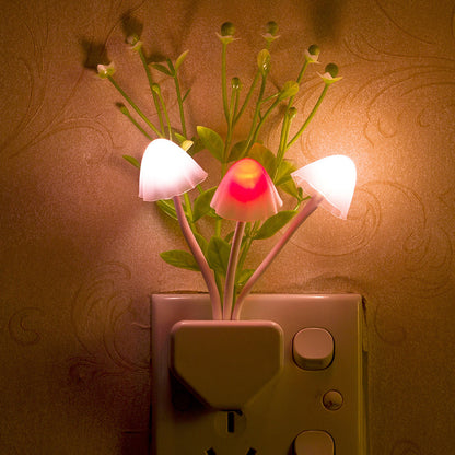 LED Mushroom Night Light With Sensor