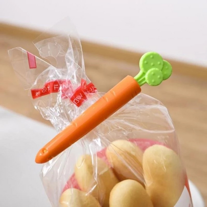 5PCS Food Sealing Clip Carrot Shape