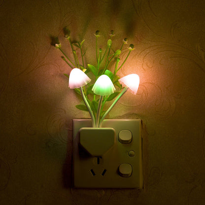 LED Mushroom Night Light With Sensor