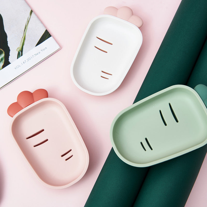 Carrot Shaped Soap Dish Portable
