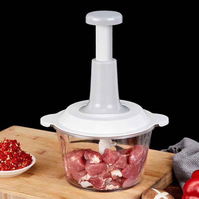 Manual Food Chopper Hand-Press