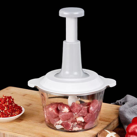 Manual Food Chopper Hand-Press