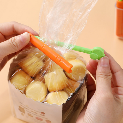 5PCS Food Sealing Clip Carrot Shape