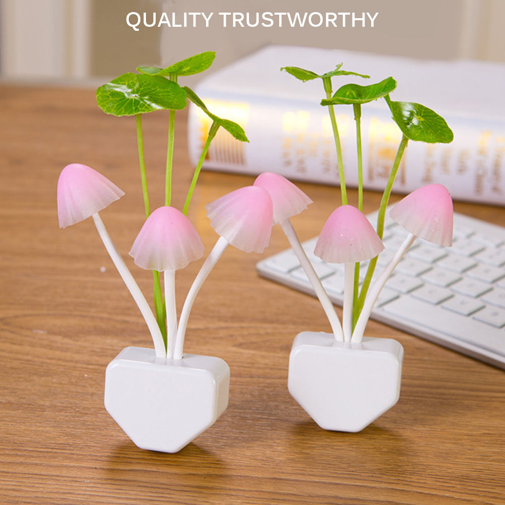 LED Mushroom Night Light With Sensor