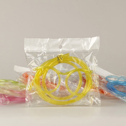 Creative Eyeglasses Straw Drinking