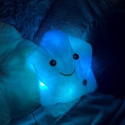 Soft Star Pillow With Glowing LED Light