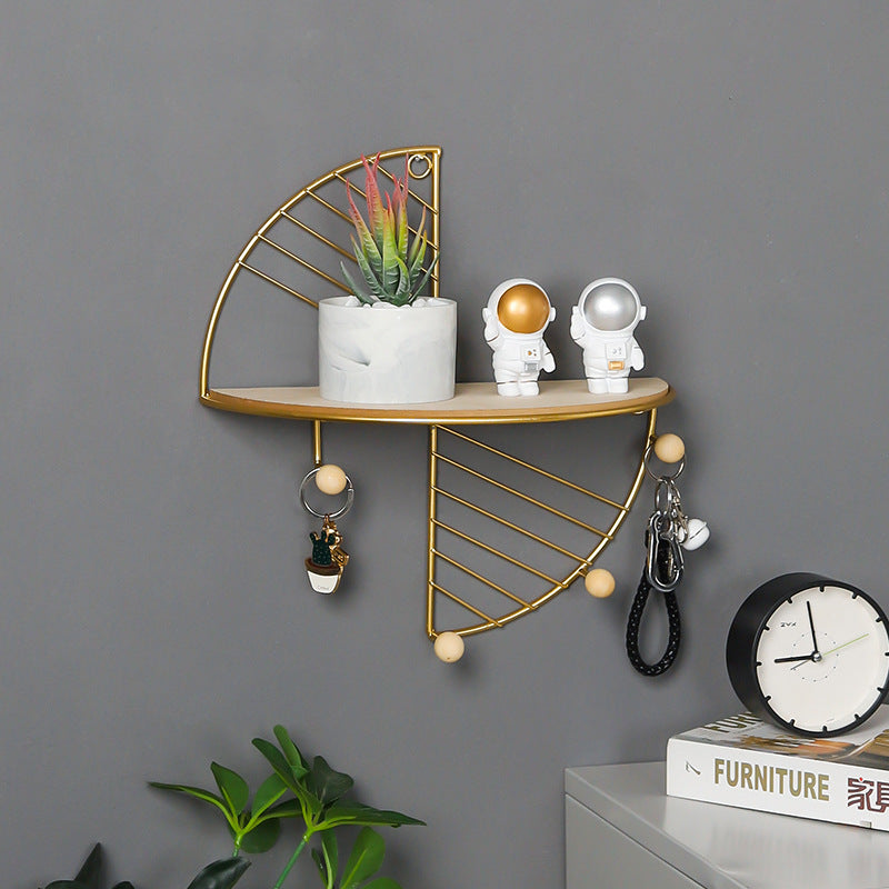 Creative Wall Storage Shelf With Hook