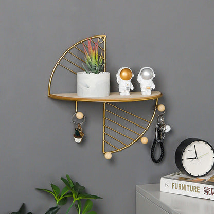 Creative Wall Storage Shelf With Hook