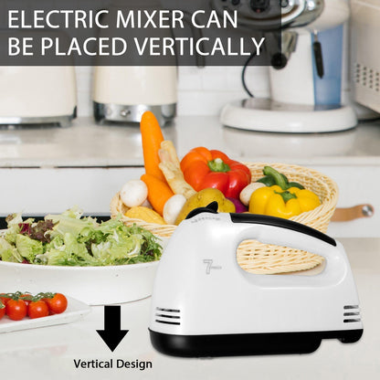 Super Electric Hand Mixer Beater - Scarlet