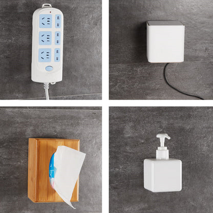 6 Pcs Double Sided Hooks Adhesive Wall Hanger