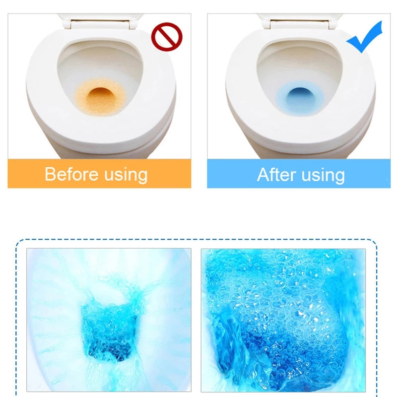 Toilet Cleaner Flush Tablets 10Pcs