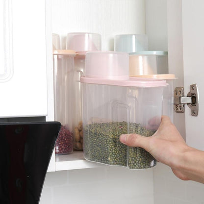 Large Grain Jar With Cup 2.5 Ltr