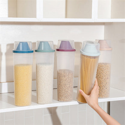 Grain Cereal Storage Jar With Cup