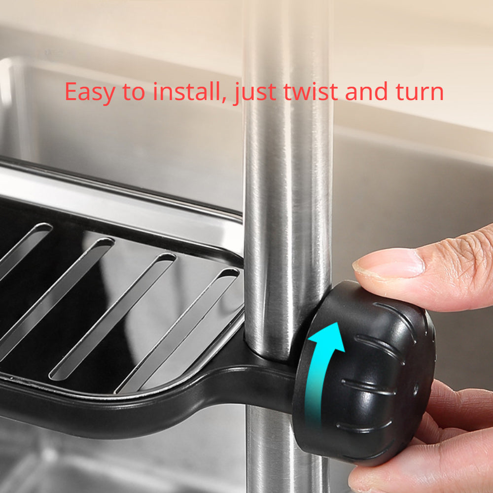 Sink Faucet Adjustable Storage Rack Premium