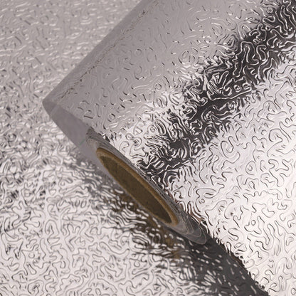 Oil Proof Aluminium Adhesive Sheet Stove Top - Silver - 60 X 200 Cm