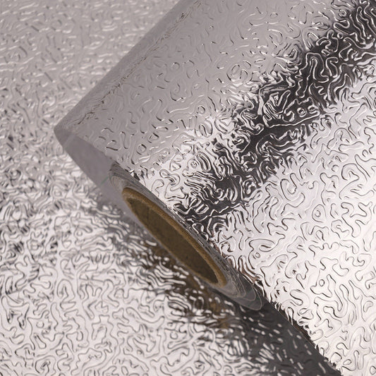 Oil Proof Aluminium Adhesive Sheet Stove Top - Silver - 60 X 200 Cm