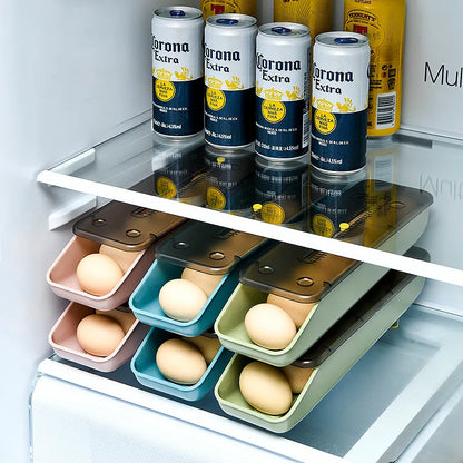 Refrigerator Rolling Egg Storage Box