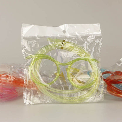 Creative Eyeglasses Straw Drinking