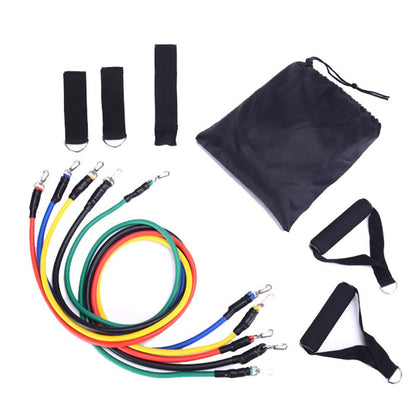 11Pcs Fitness Resistance Bands Set