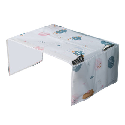 Microwave Dust Safe Cover With Pockets