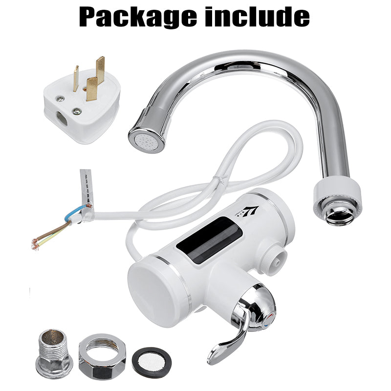 Electric Water Heater Faucet Tap With Display