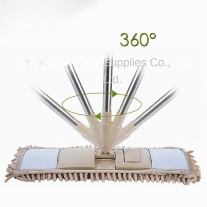 Flat Microfiber Squeeze Mop With Long Handle
