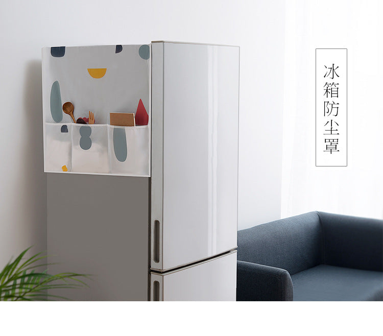 Fridge Cover With Pockets