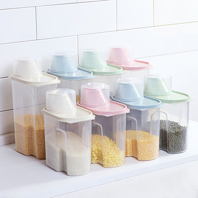 Small Grain Jar with Cup 1.9 Ltr