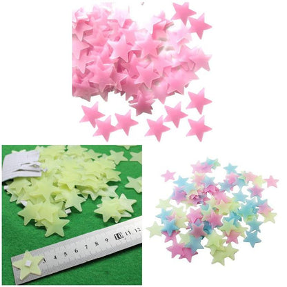 Night Glow Stars For Kids Room Pack Of 100