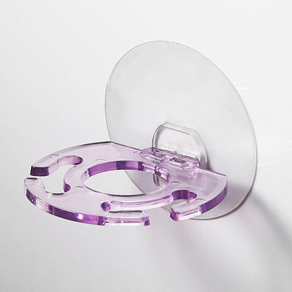 Toothbrush & Paste Holder Wall-Mounted Round Shape