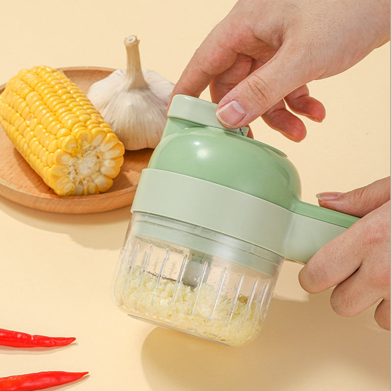 4 In 1 Vegetable Chopper Rechargeable