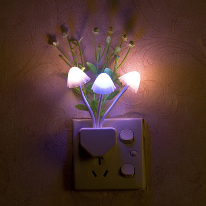 LED Mushroom Night Light With Sensor