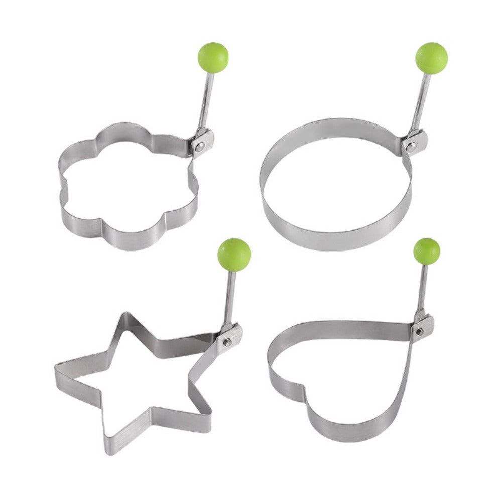 Egg Molds Stainless Steel 4 Pcs Set For Kitchen
