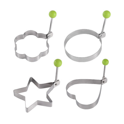 Egg Molds Stainless Steel 4 Pcs Set For Kitchen