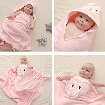 Kids Hooded Bath Soft Towel