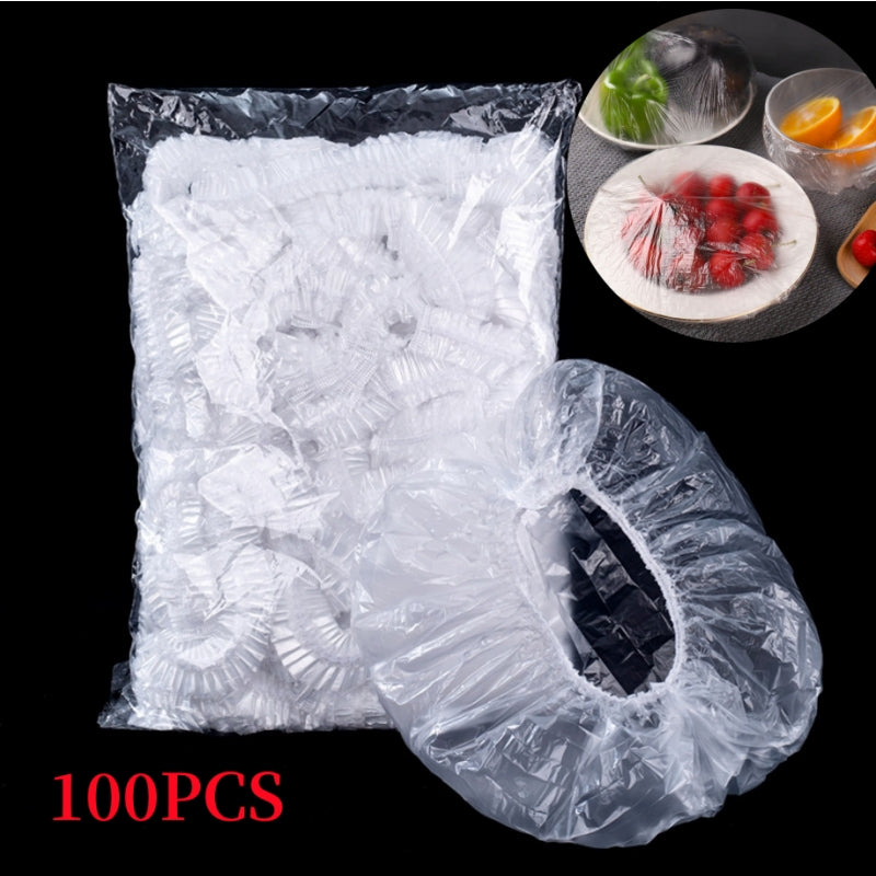 Disposable Plastic Wrap Food Grade 100Pcs