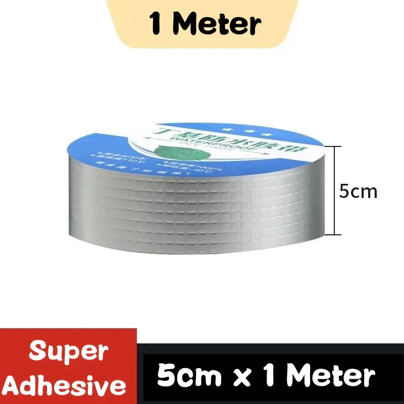 Water Leakage Sealing Tape Super Strong Aluminum 1.5 Meter